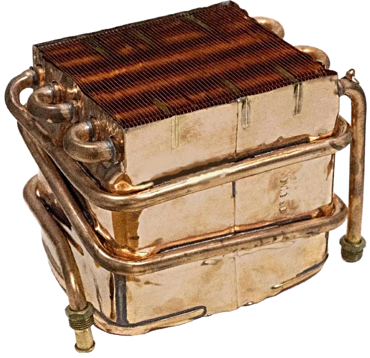 Ремонт, пайка трубок теплообменников, радиаторов газовых колонок